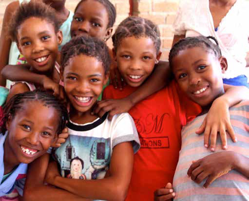 Members of the San Girls Circle in Tsintsabis